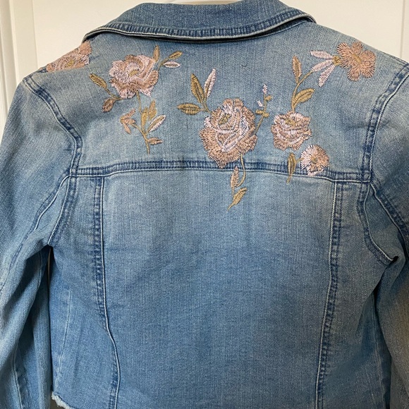Embroidered Denim Jacket - Picture 2 of 4